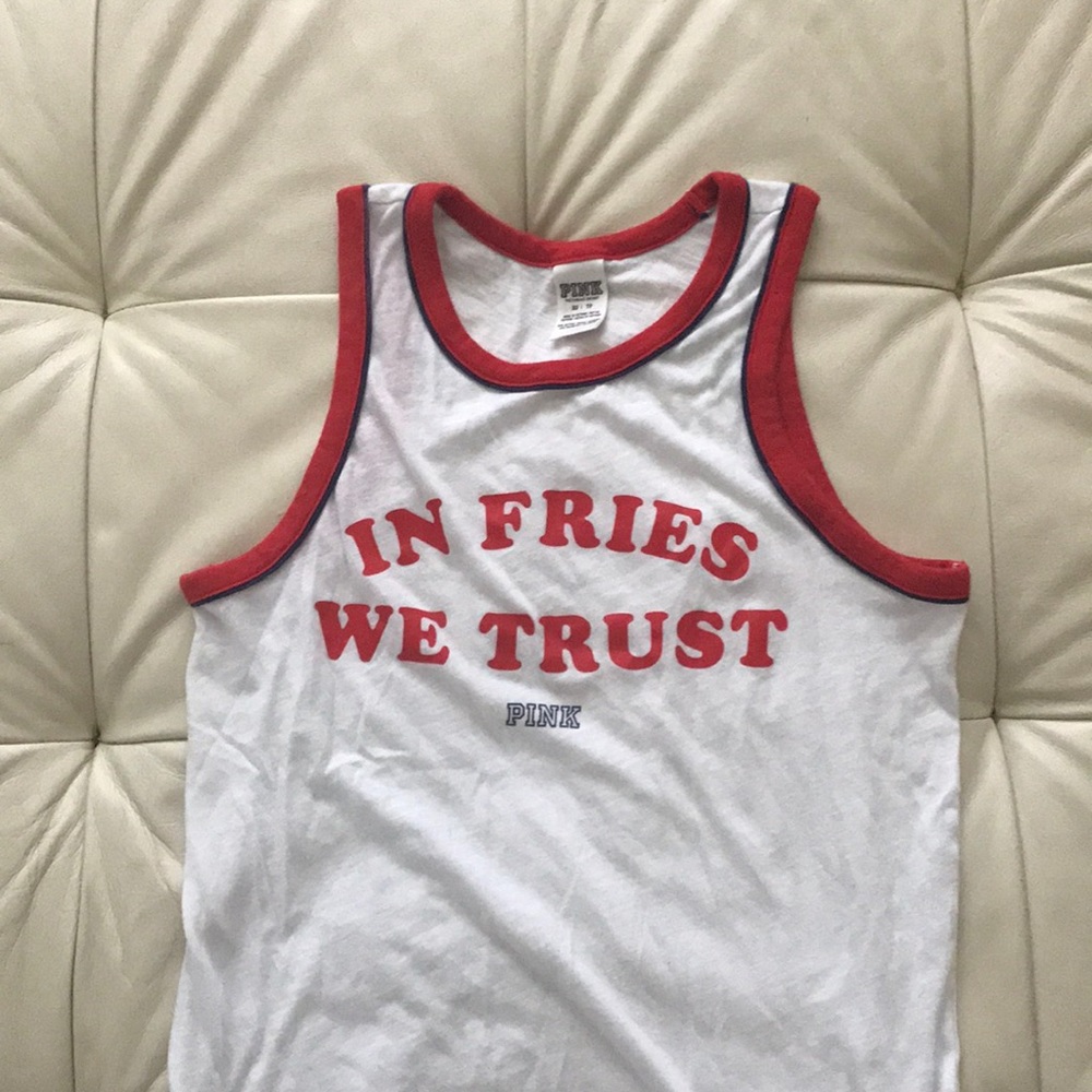 PINK VS In Fries We Trust Tank Top